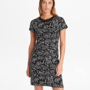 Karl Lagerfeld floral black dress